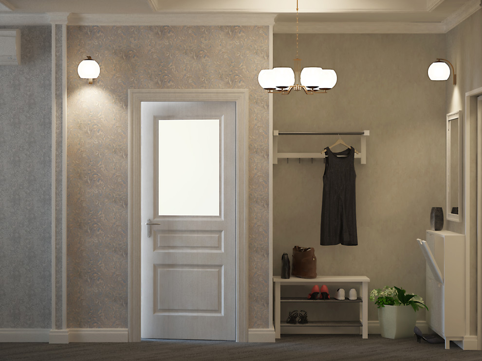 Дизайн проект интерьера однокомнатной квартиры в химках