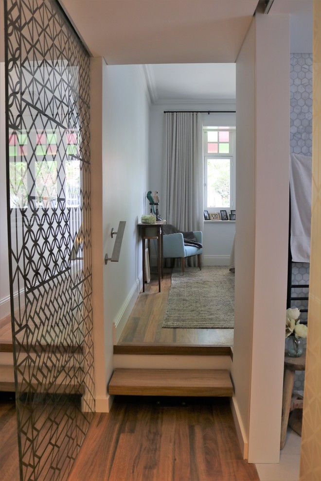 Design ideas for a contemporary bedroom in Sydney.
