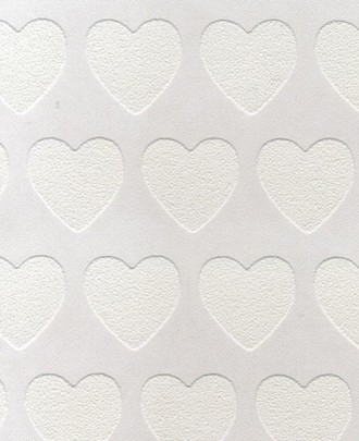 Superfresco Hearts Paintable Wallpaper