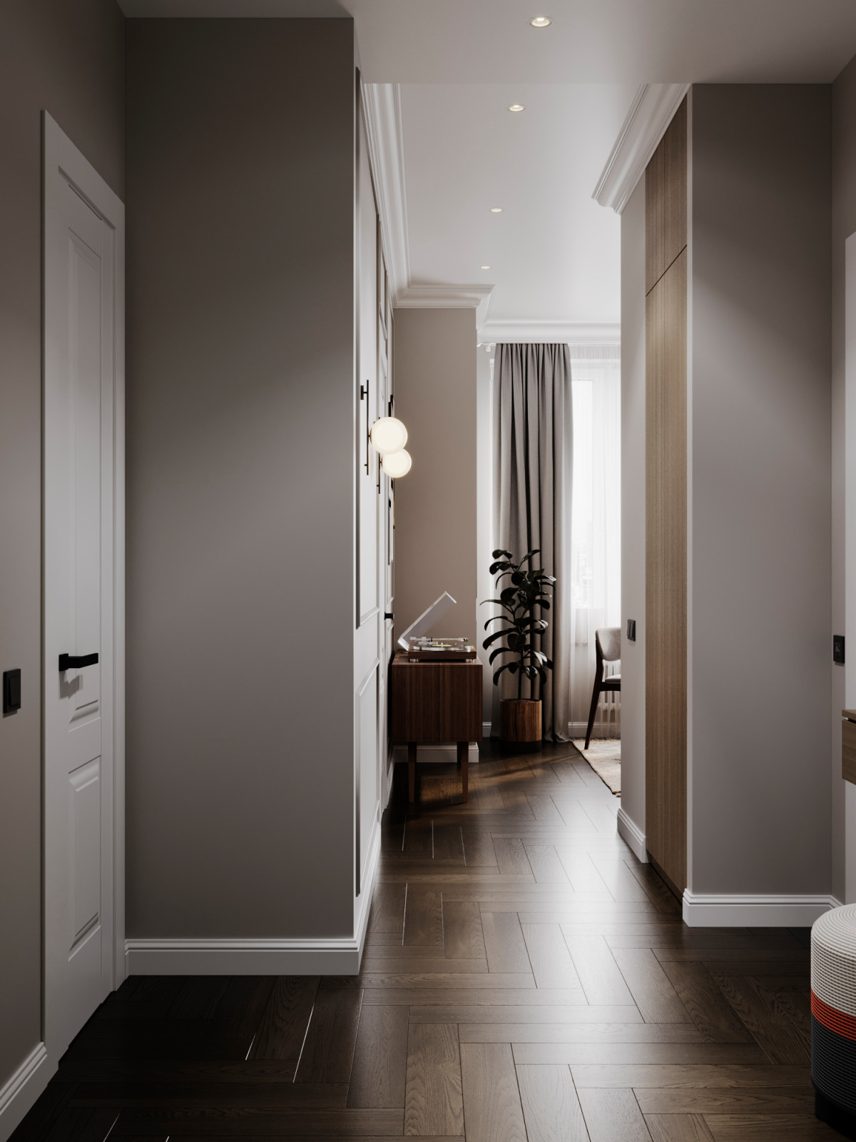 Уютный интерьер в ЖК Западный Порт