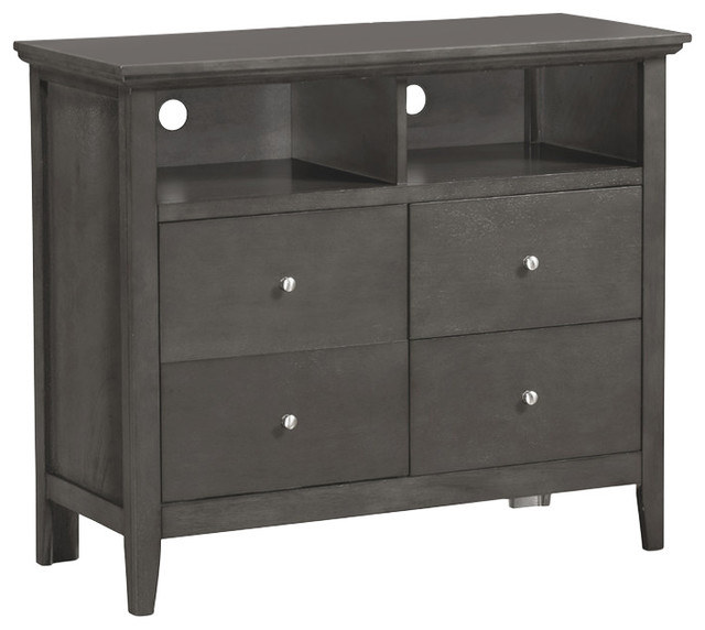 Shandon 4 Drawer Media Chest Transitional Media Cabinets By