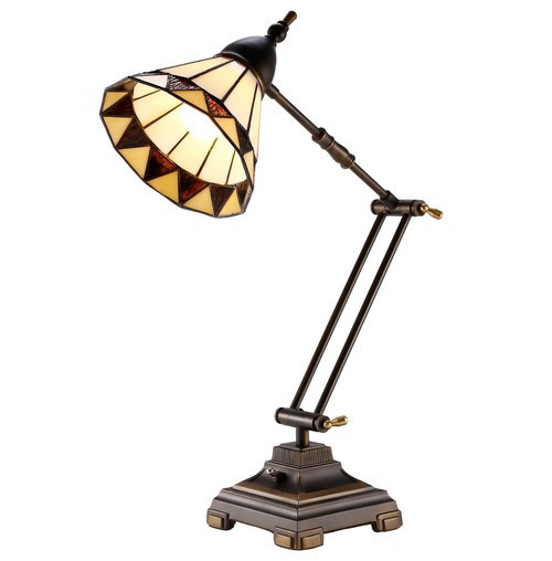 Tiffany Style Swing Arm Desk Lamp Mission Craftsman Tiffany Style Swing Arm Desk Lamp Mission Craftsman Lamps By Torchstar