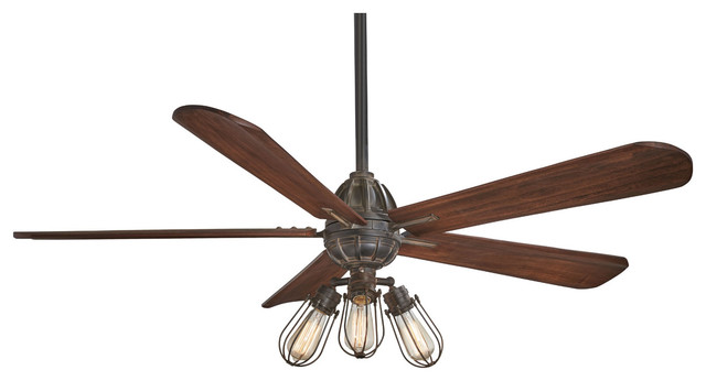 Minka Aire Alva 56 Led Ceiling Fan Tarnished Iron