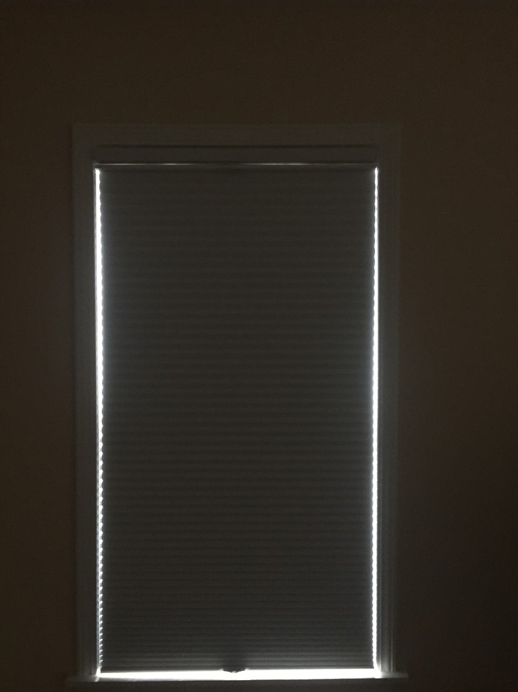 Top down bottom up Literise Duette by Hunter Douglas . Cordless with Architella