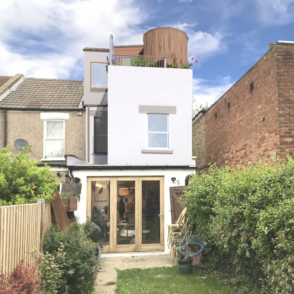 Contemporary loft conversion to a terraced house