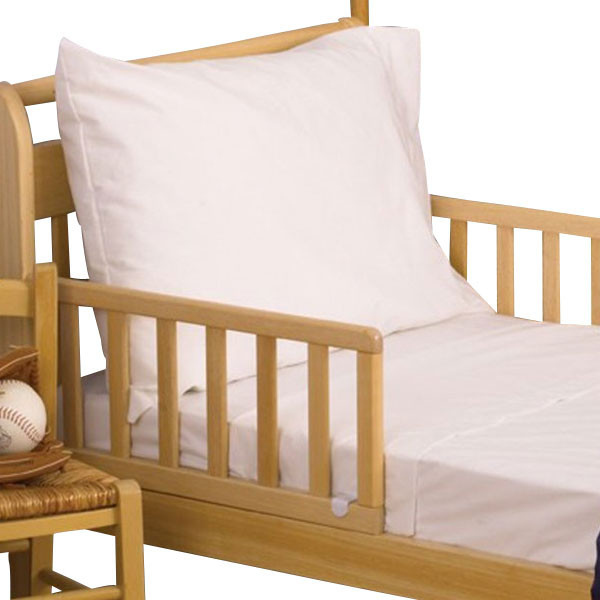 White Toddler Sheets 3-Piece Cotton Bed Sheet Set