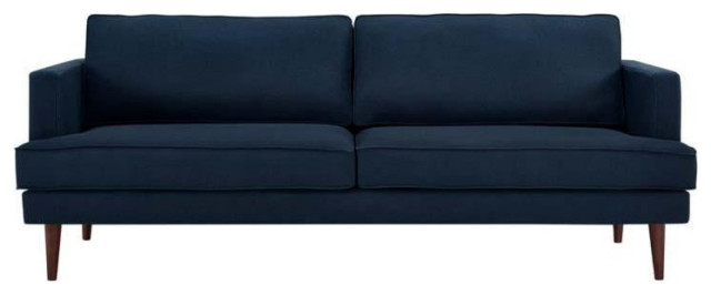 Admire Upholstered Fabric Sofa, Blue