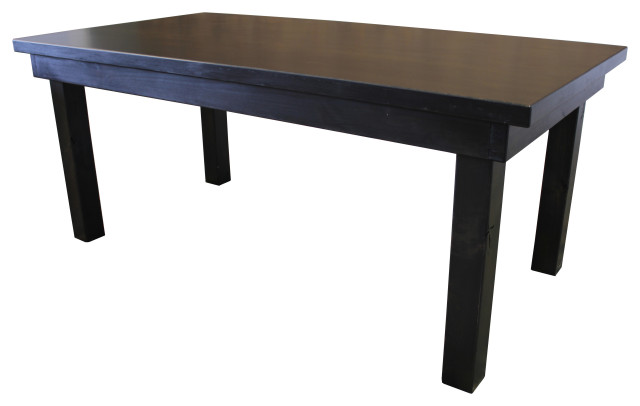 Hardwood Farm Table With Jointed Top, Tobacco Finish, 108"x42"x30"