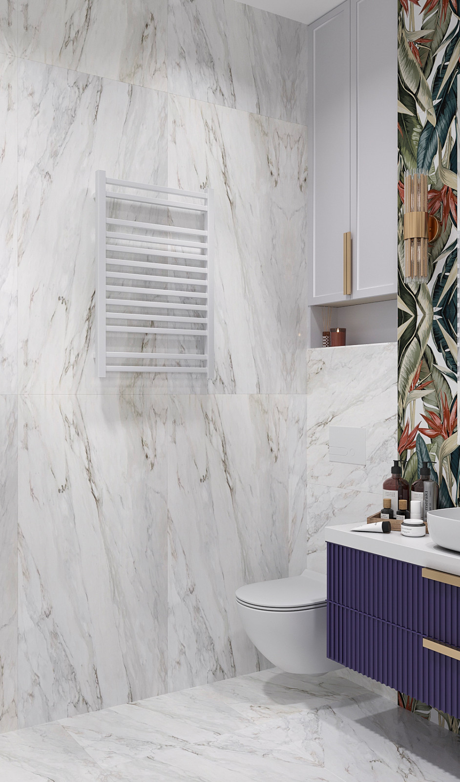 санузел в стиле ардеко