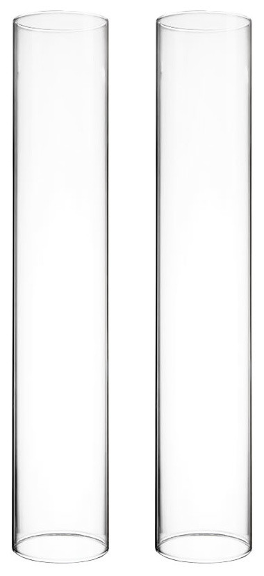 Glass Chimney Shade Hurricane Candle Holder Tube Taper 25x 14 Pack Of 1 Contemporary 5349