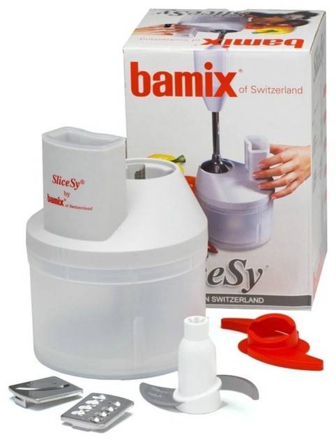 Bamix SliceSy Mini Food Processing Accessory - White