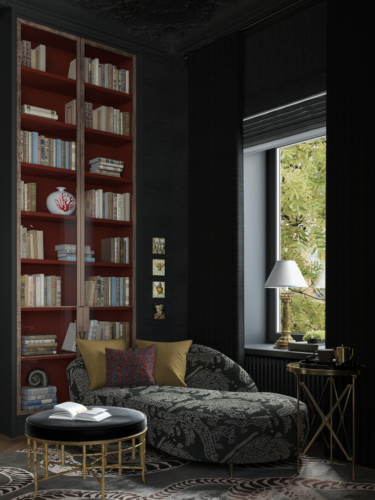 Черный кабинет в центре Москвы.