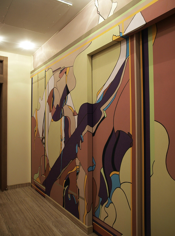 "Сны весны" Авторская роспись стены