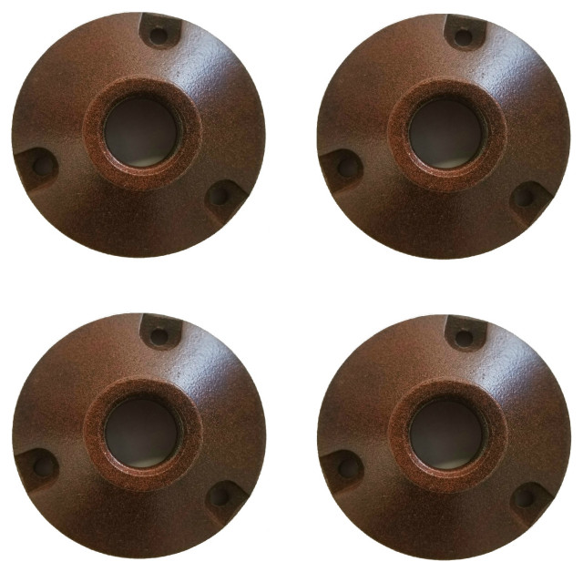 Round Mounting Bracket BPL51 Rust FinishSet of 4 Modern Lighting