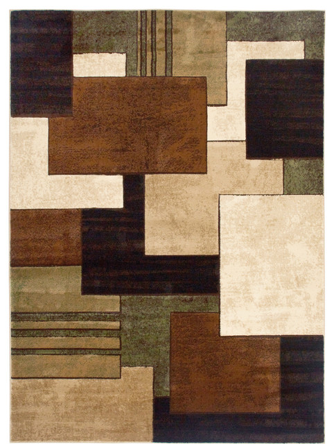 Home Dynamix Tribeca Mason Area Rug Abstract Brown Green Home Dynamix Tribeca Mason Area Rug
