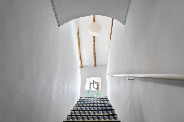 Restauraci&oacute;n Casa Nevado, EXTREMADURA rustic-staircase