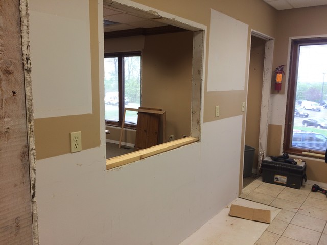 BCHBA Office Makeover - Before and During 