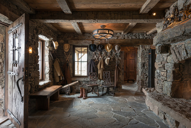 Rustic Entry montagne-entree