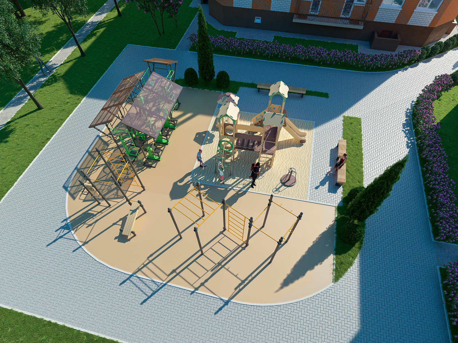 3Д Визуализация жилого комплекса