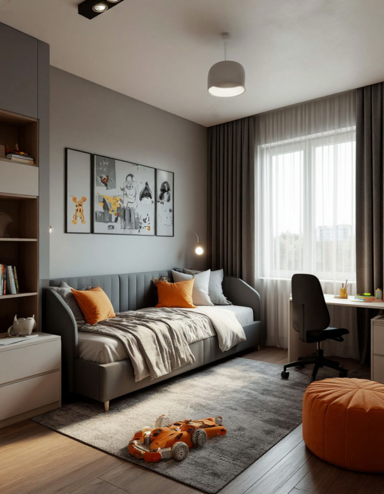 Визуализация детской комнаты в различных стилях