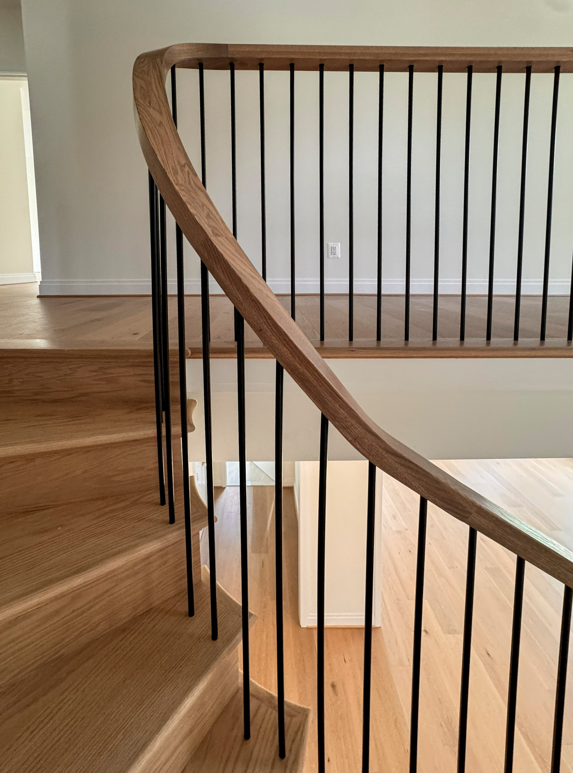 144_Attractive Transitional Staircase in Impressive Modern Home, Vienna VA 22180