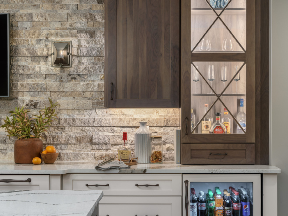 Large Basement Bar - Transitional - Home Bar - Columbus - by Dave Fox ...