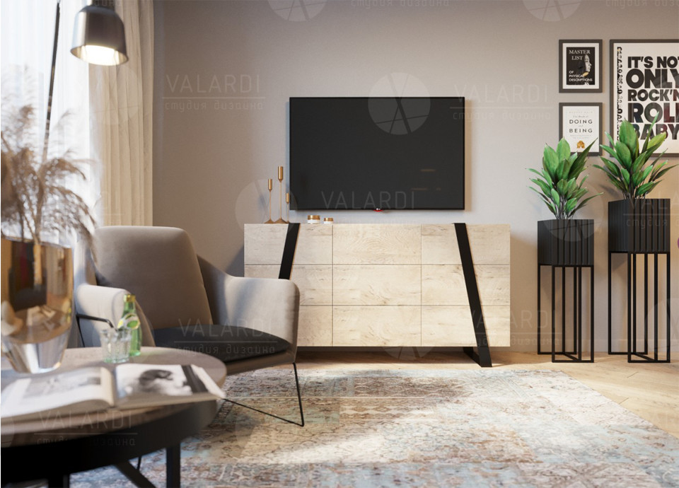 ЖК Московский, однушка, 46 кв.м.