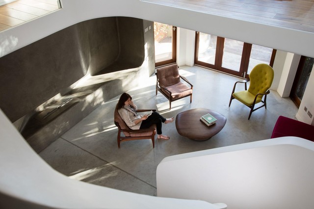 Vertical Living modern-living-room