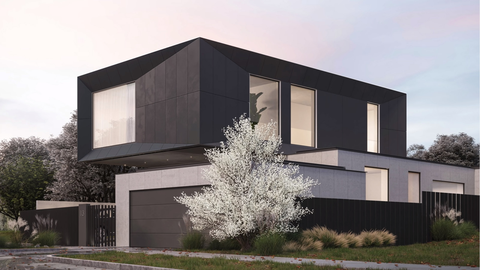 Дом в современном стиле со СПА комплексом