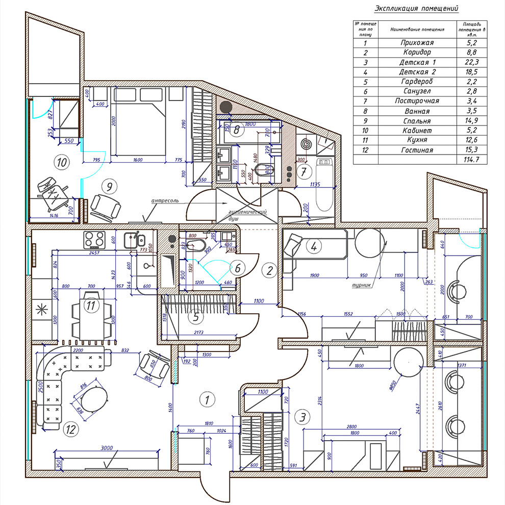 4-комнатная квартира для лабрадора Тишки и его семьи