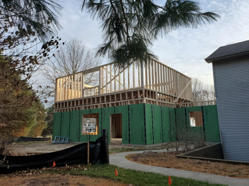 2 story 2 car garage addition