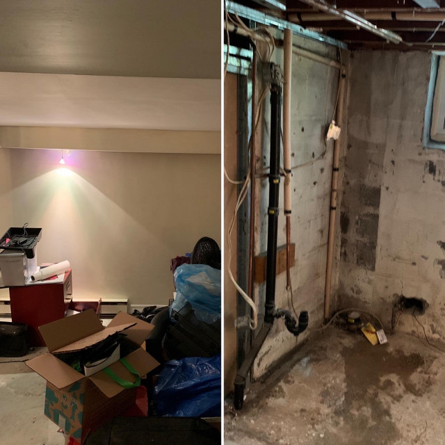 Existing Basement transitional