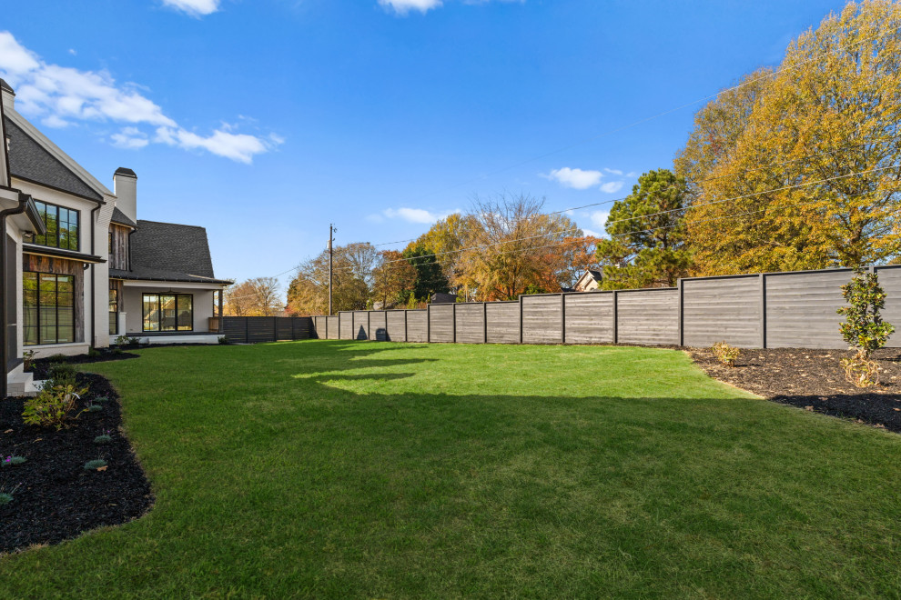 This is an example of a transitional landscaping in Charlotte.