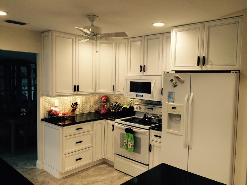 Home design - transitional home design idea in Miami