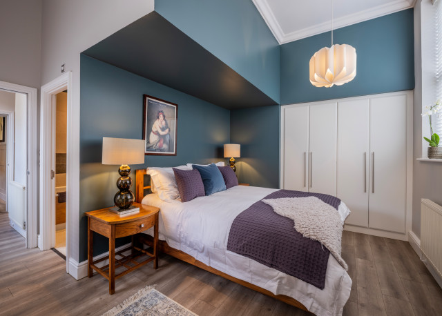 Surrey Apartment eclectic-bedroom