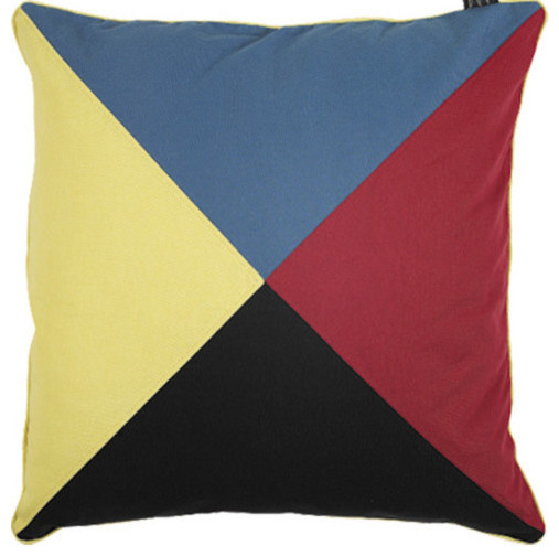 Nautical Pillowcase Z Flag Beach Style Decorative Pillows