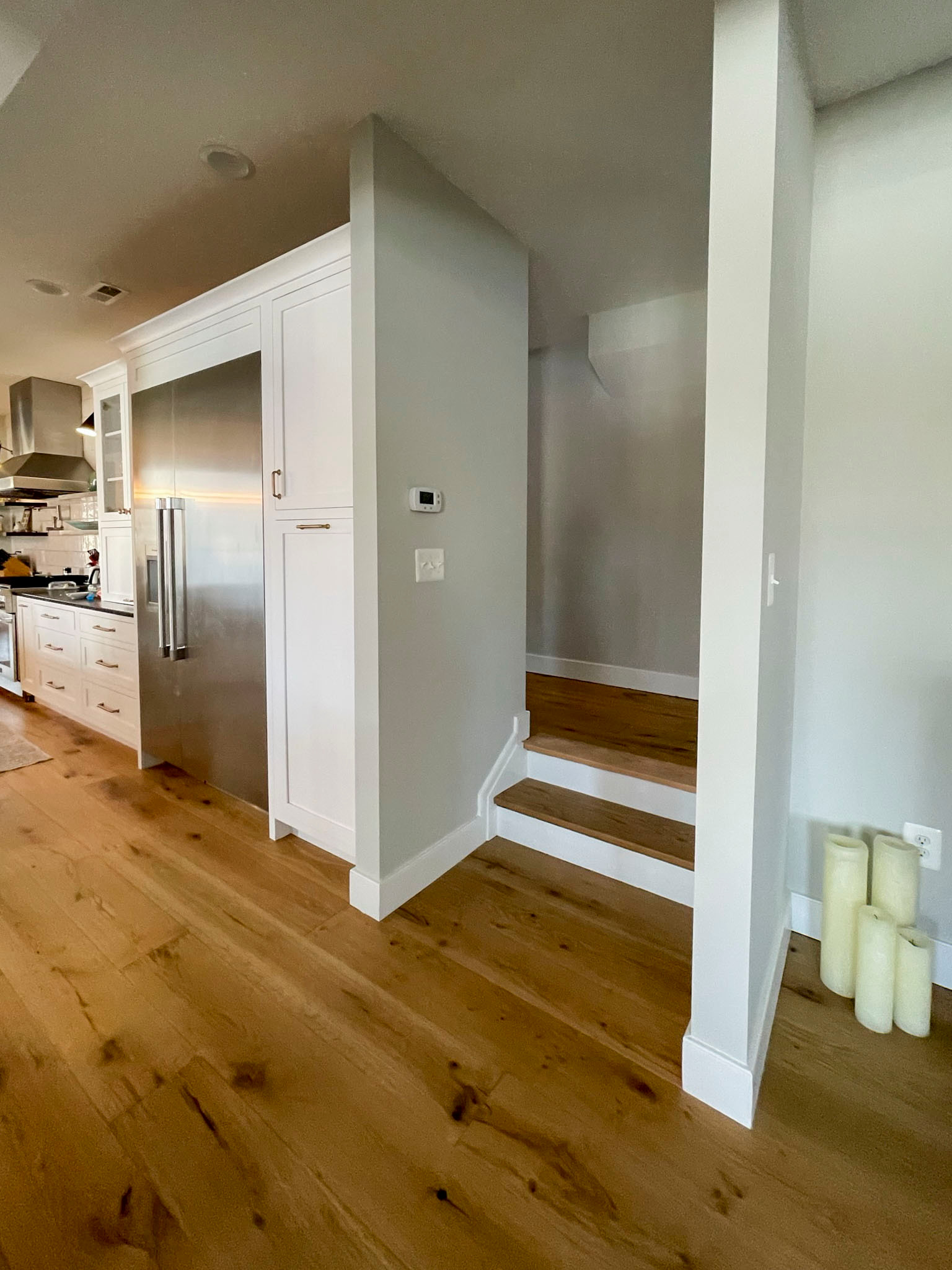 102_Straight-Freestanding Stairs/Landing in Barn Style Home, Leesburg VA 20175