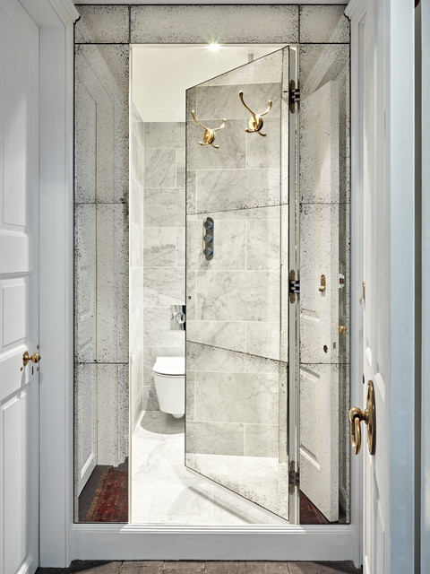 Guilded & Antiqued Mirror Panelled Installations klassisch-modern-badezimmer