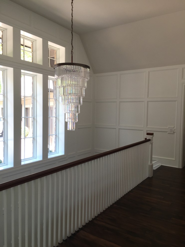 Inspiration for a rustic entryway remodel in Charlotte
