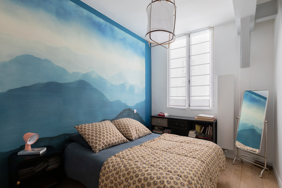 Aménagement d'une chambre contemporaine.