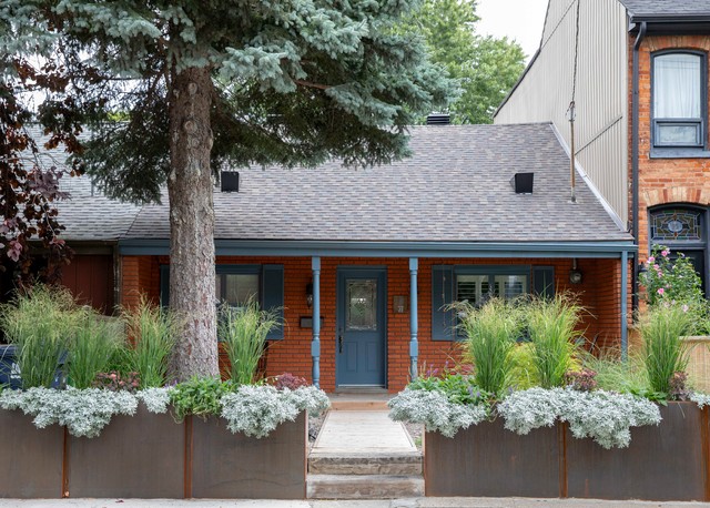 MCGEE transitional-house-exterior