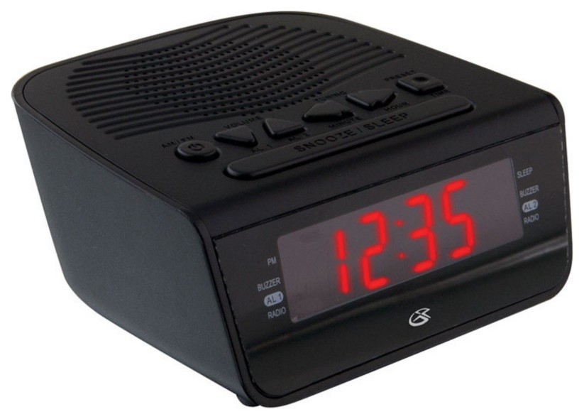 Gpx C224B Digital Am-Fm Clock Radio - Contemporary - Alarm Clocks - by ...