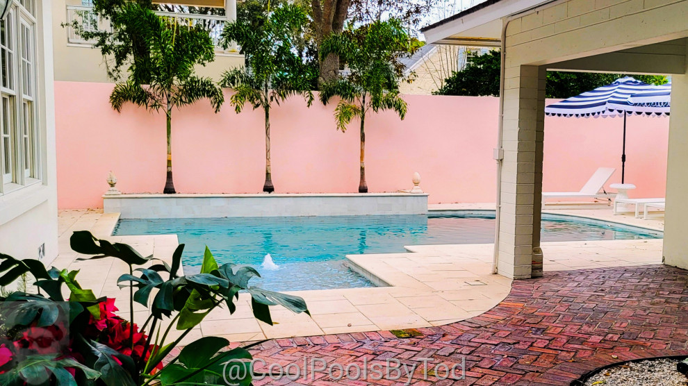 Tuscan Courtyard Pool