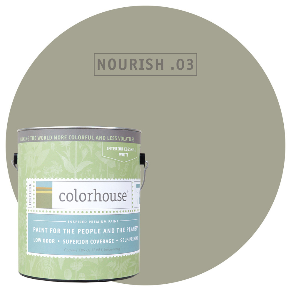 Inspired Eggshell Interior Paint, Nourish .03, Gallon