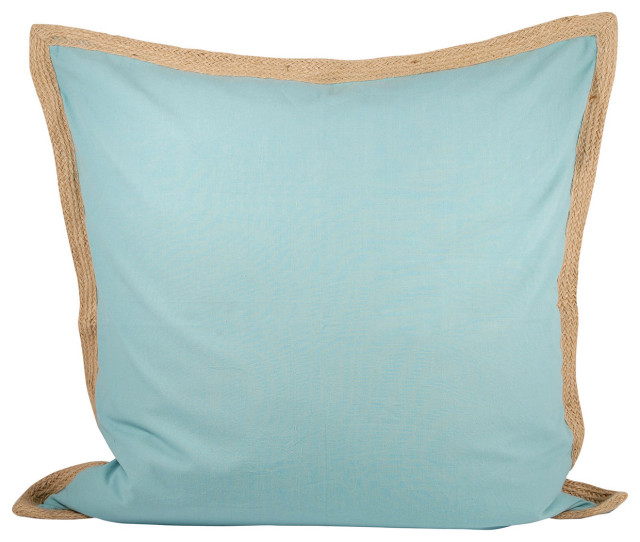 Harrison Pillowcase or Sham in Teal Beach Style Pillowcases And