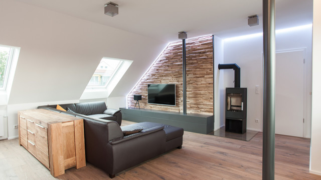 Dachgeschossausbau M moderne-salon