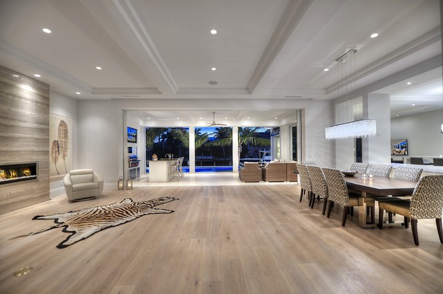 7th Street contemporary-vardagsrum