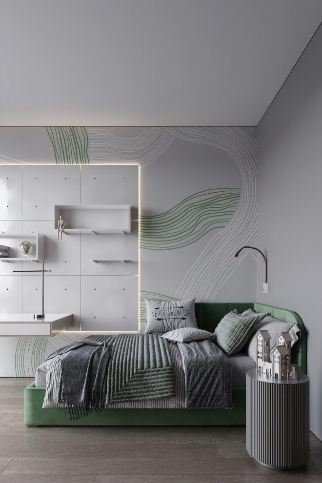 Дизайн проект детской комнаты для подростка