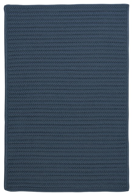 Colonial Mills Simply Home Solid H041 Lake Blue Area Rugs, 2x5 ...