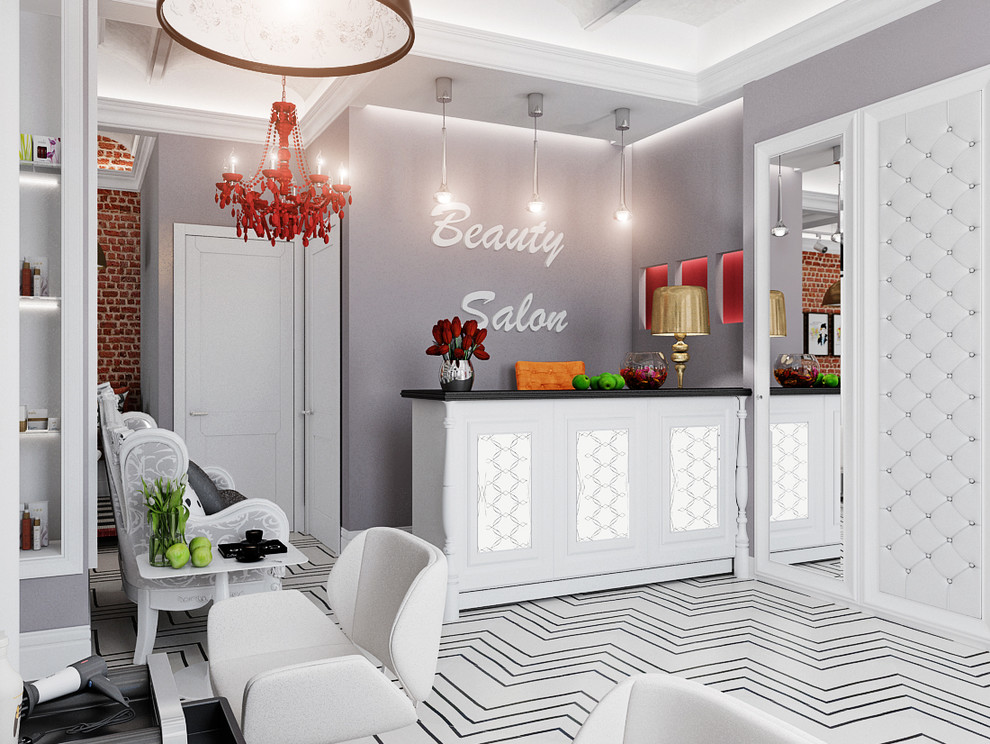 Салон Красоты с орнаментом застывшим на старых стенах